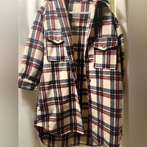 Plaid Coat THICK❤️